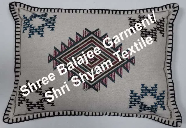 Handmade Embroidered Suzani Throw Cushion  Uzbekistan Style Embroidery Ethnic Indian Embroidery Kantha Work  mirrored pillow