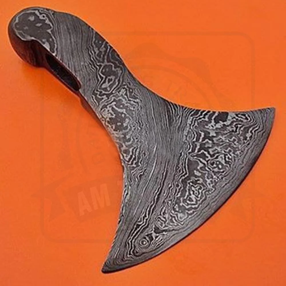 
Damascus Steel Handmade Custom Viking Bearded Axe Head DT-18-BB990 