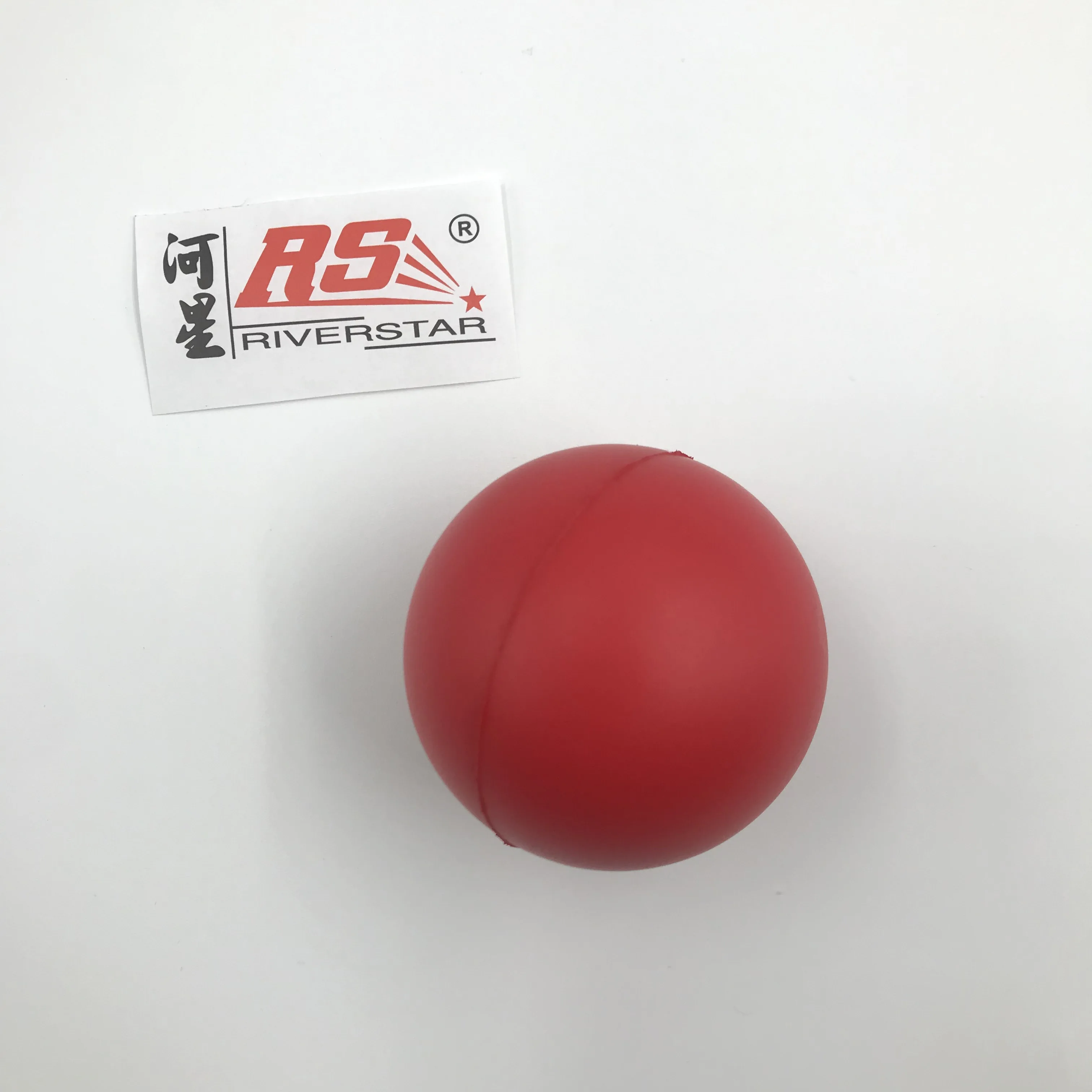 5 cm Manufacture Custom Logo Promotional Stress Smiley Release Pressure Round Toy Squeeze Soft Ball 5cm PU Red Ball