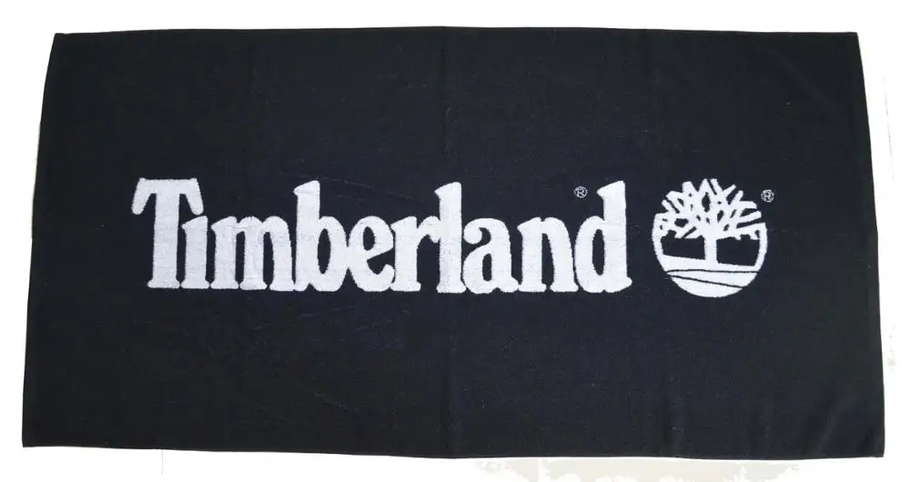 Роскошные подарки премиум-класса черное пляжное полотенце на заказ