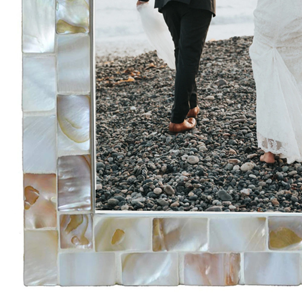 Decorative 4x6 Mother of Pearl MOP Photo Frame Decorative Table wall Photo frames For Home Decor