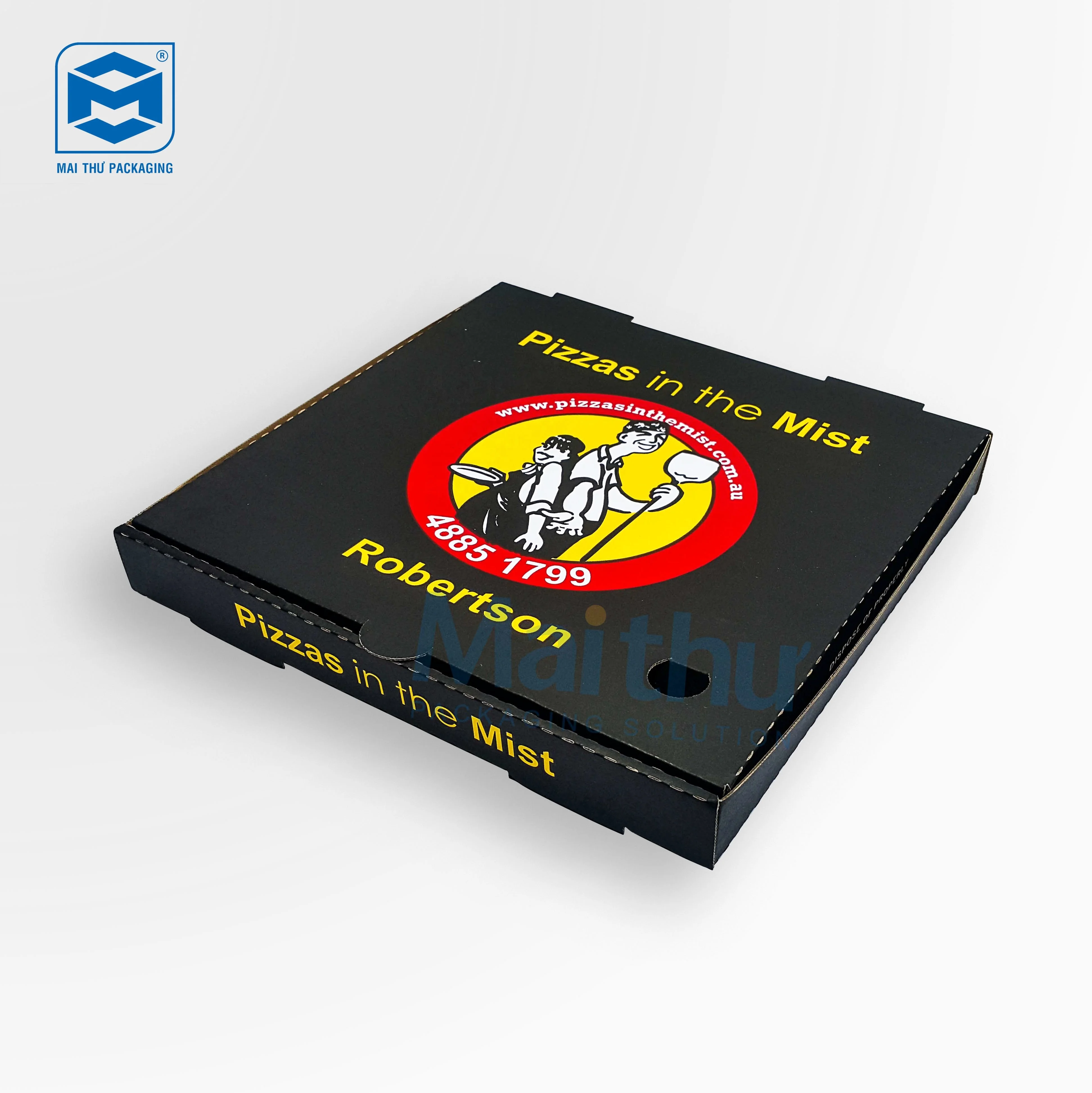 
Food packaging box corrugated for pizza 