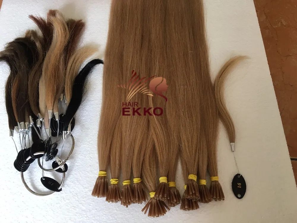 Blonde Hair extensions Double draw Human Hair U Tip Flat Tip I Tip Hair extensions