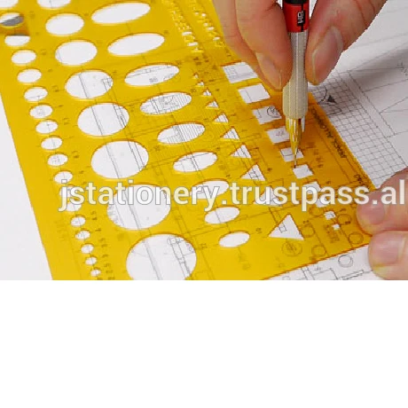 Flexible measuring ruler drawing template with multiple functions