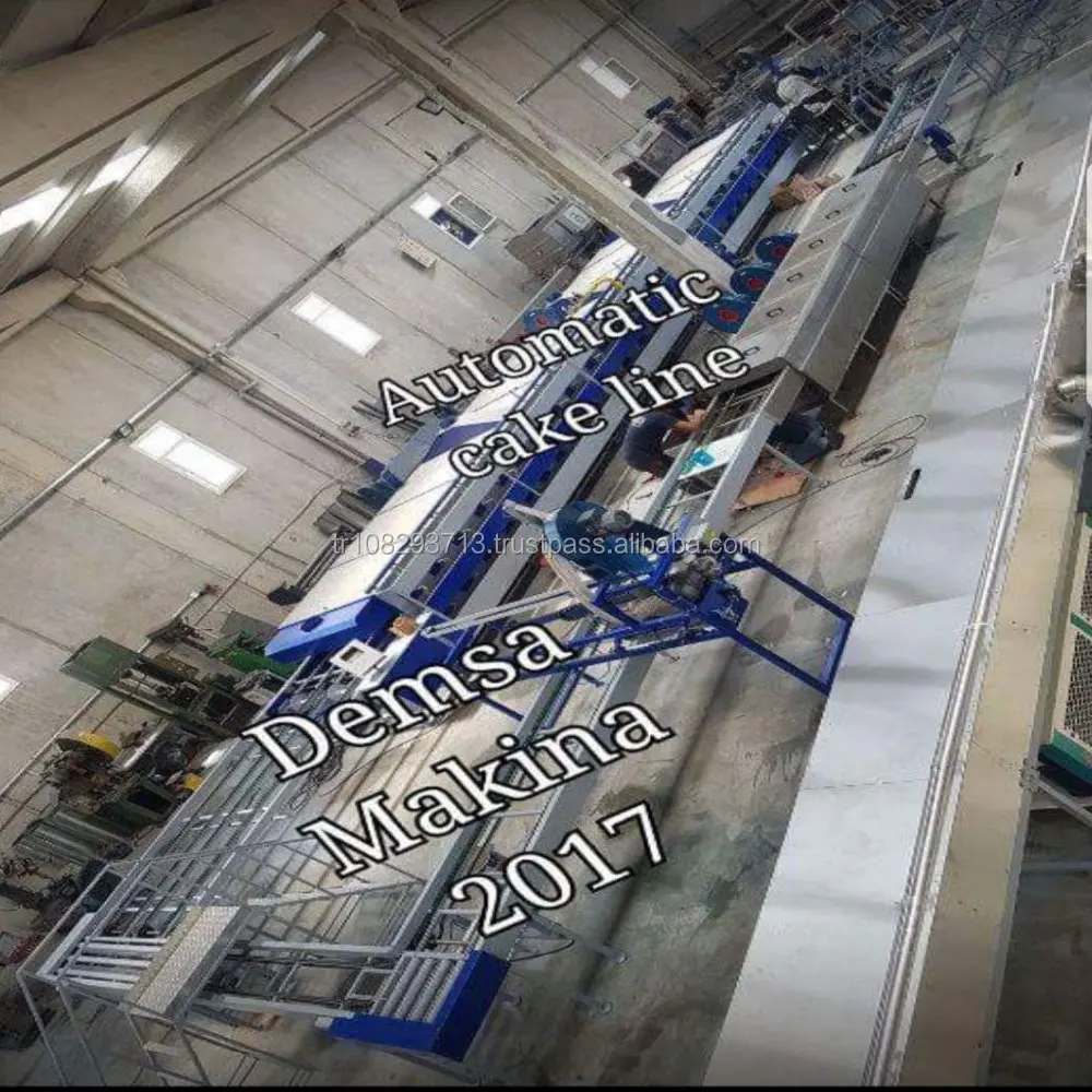 automatic and semiautomatic cake production line