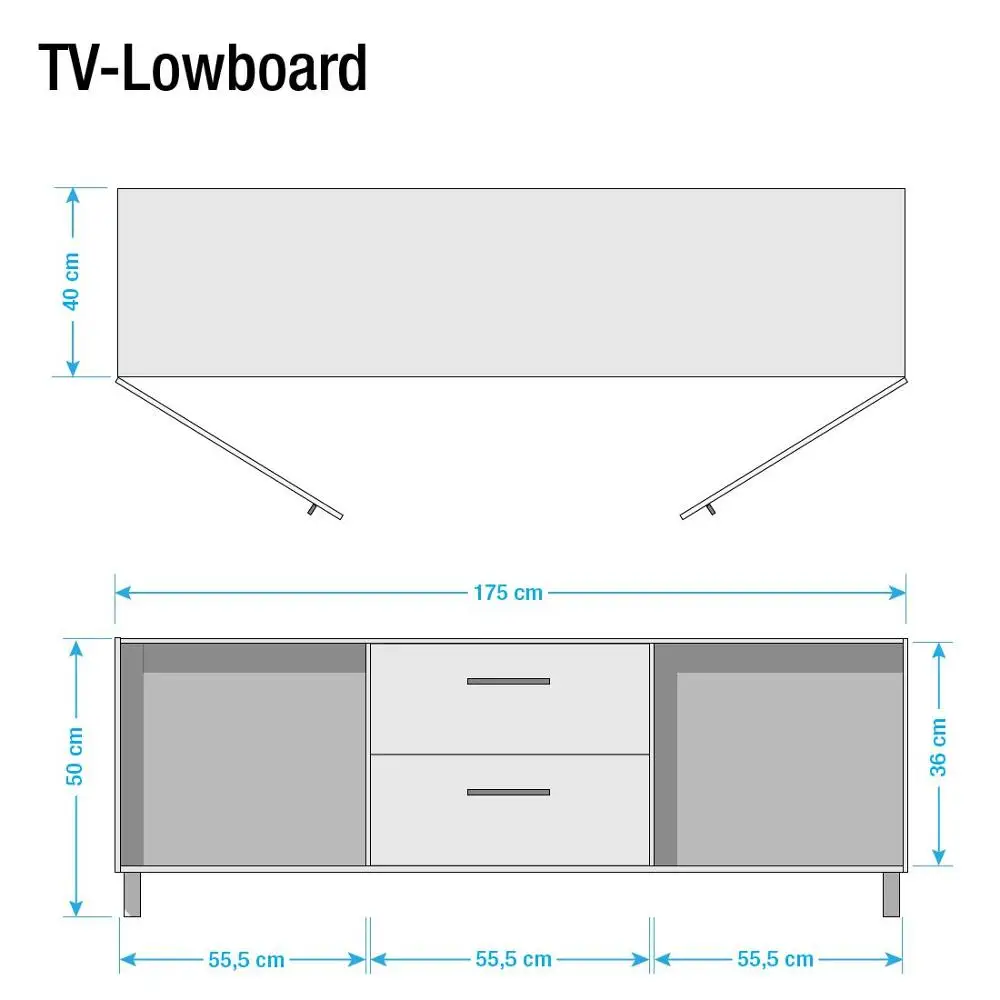 Industrial Tv lowboard/Industrial Meubel