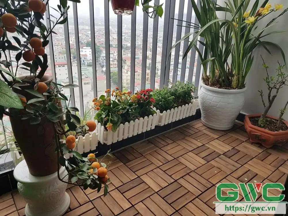 Vietnam High Quality Wood Deck Tiles 30x30x1.9 cm - Long Lasting Interlock Outdoor Decking by Oil waterbase Coating