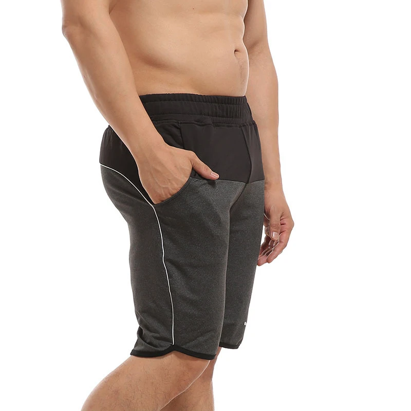Шорты мужские спортивные быстросохнущие, повседневные свободные штаны из полиэстера, для бега, бодибилдинга, спортивная одежда