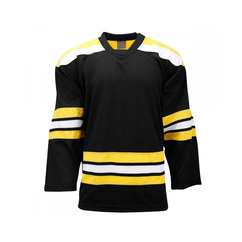 Wholesale High Quality Custom Logo Printing Cheap Price Round Neck Half Sleeves Ice Hockey Uniform Sets