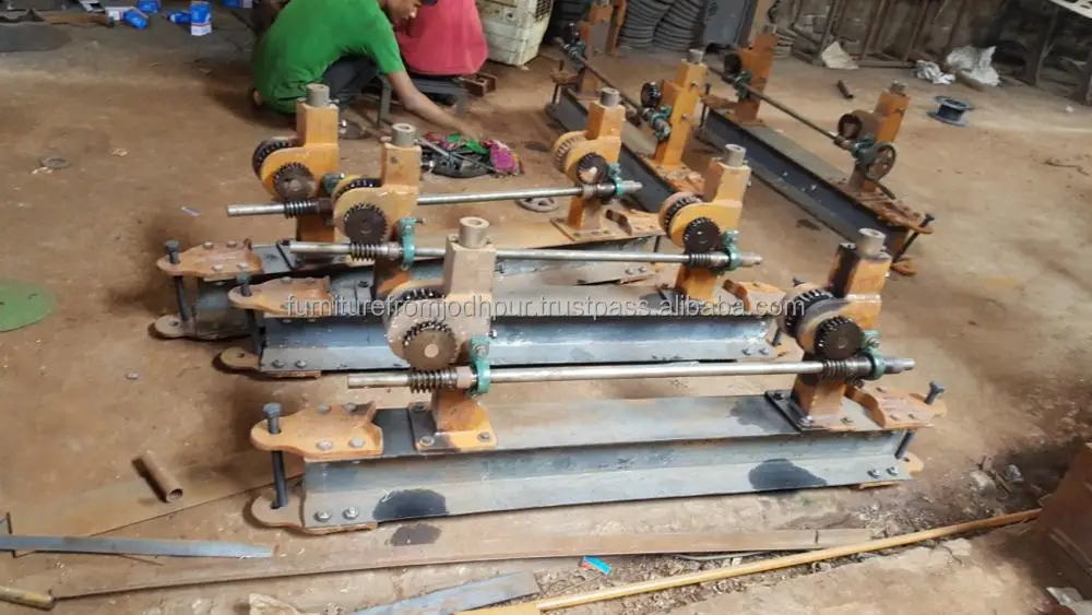 Industrial Crank Table Dining Room Furniture Home Furniture Metal Antique Iron Adjustable (height)