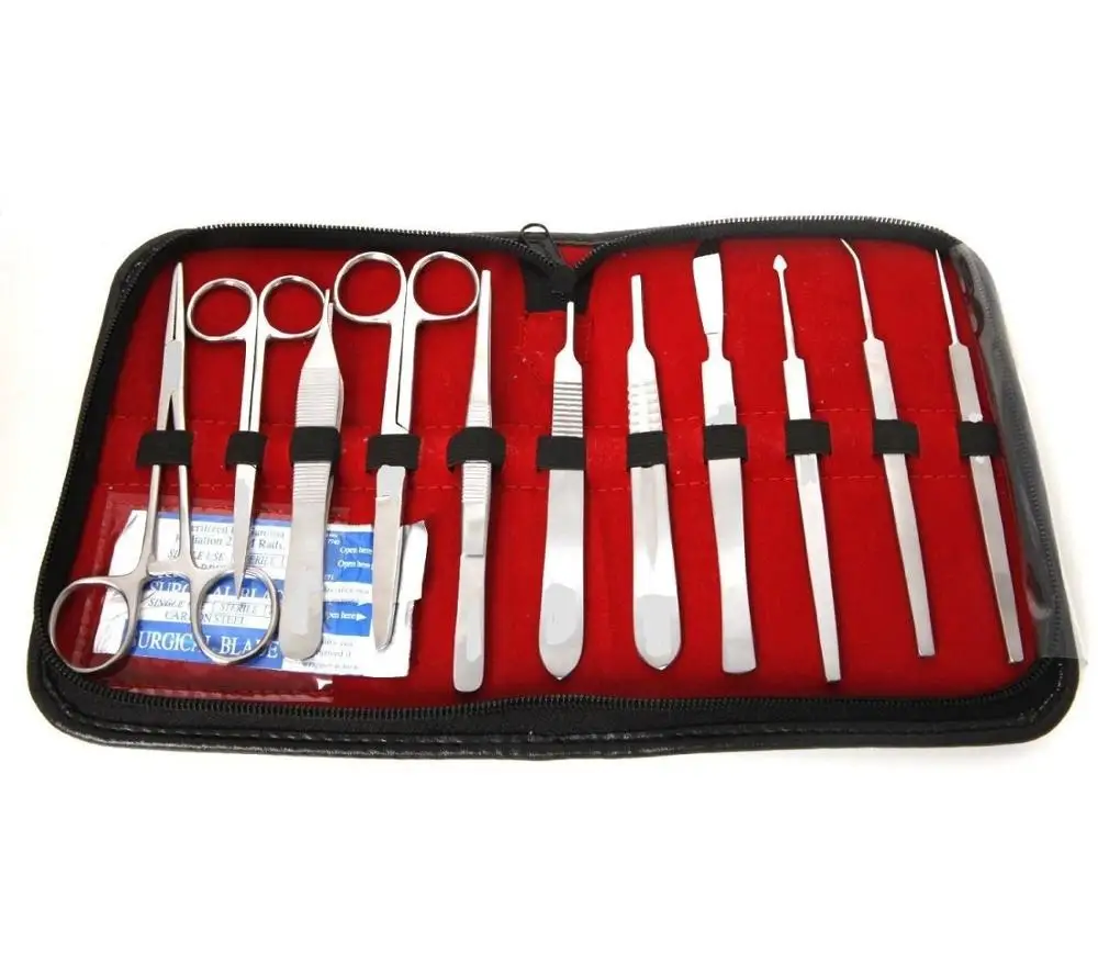Dissecting Surgical Instruments Set Stainless Steel custom size Hospital Medical Surgical Instruments Kit