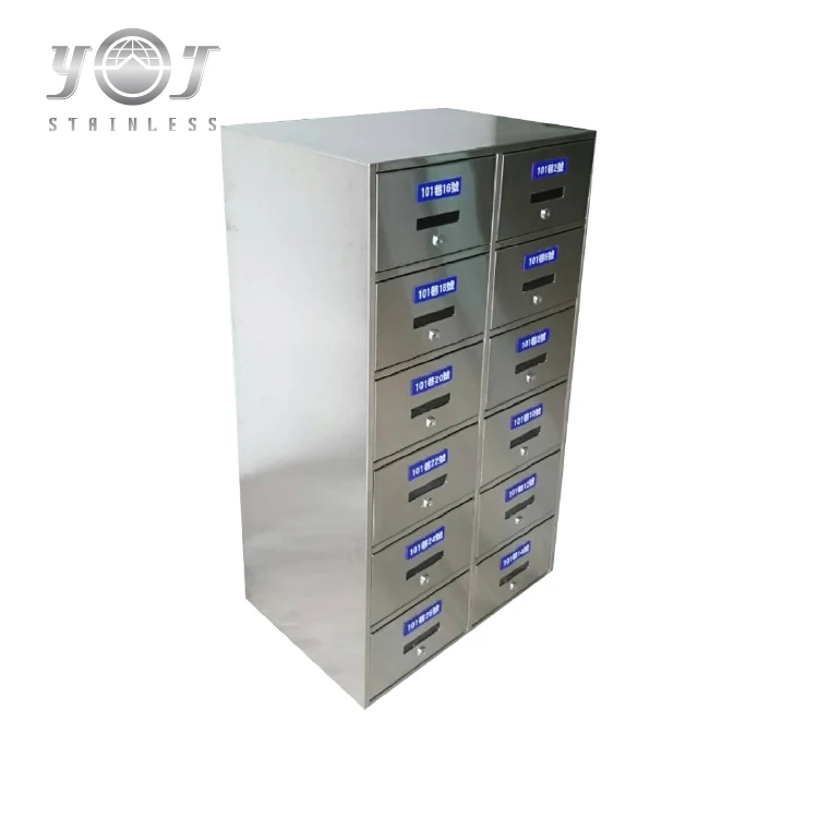 
304 Stainless steel combination lock mail post box for residential 