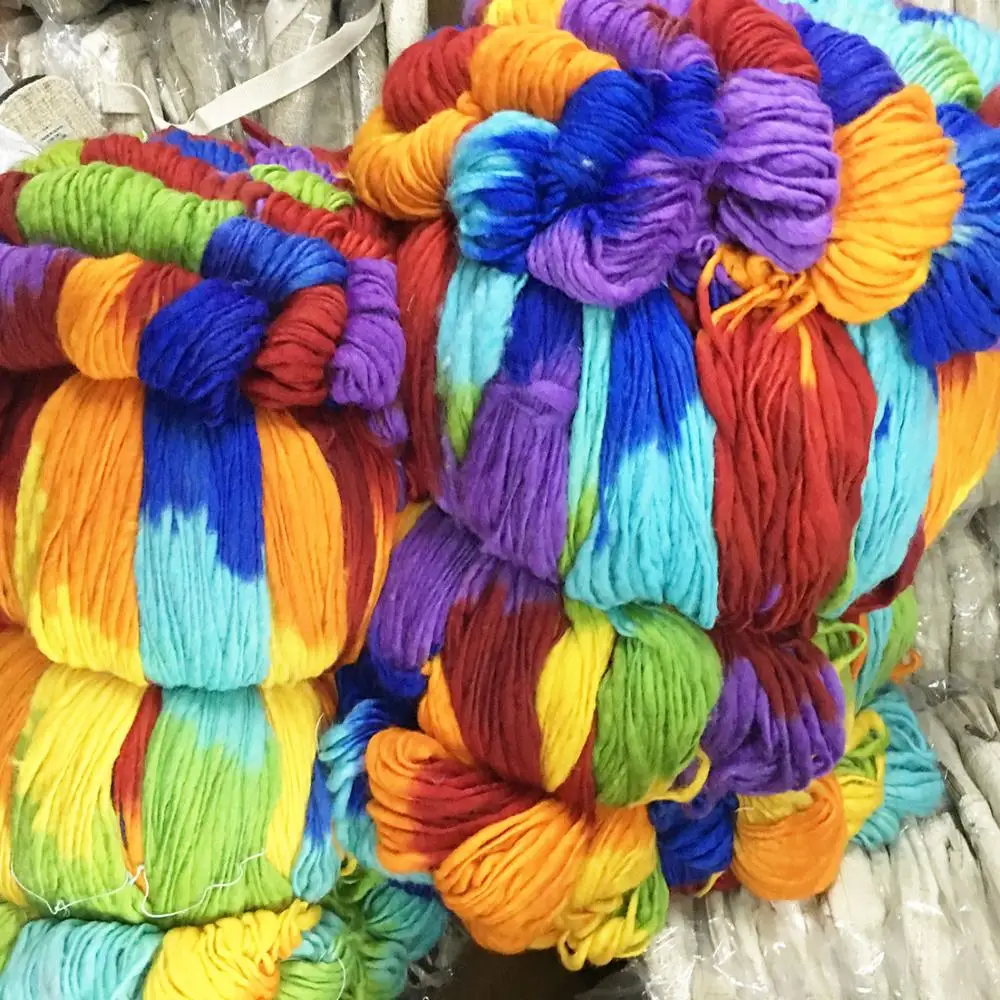 New TTY-001, Pure Zealand Origin Wool Thick and Thin Yarn, Used for Creating Unique Fabrics, Designed by Nepalese Women Artisans