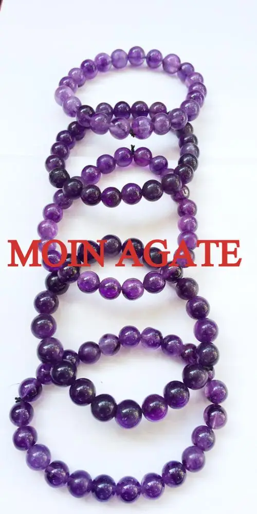 High Quality Brazilian Amethyst Stone Beads Bracelet Chakra Stone For Used As Chakra Wholesales Supplier And Manufacturer