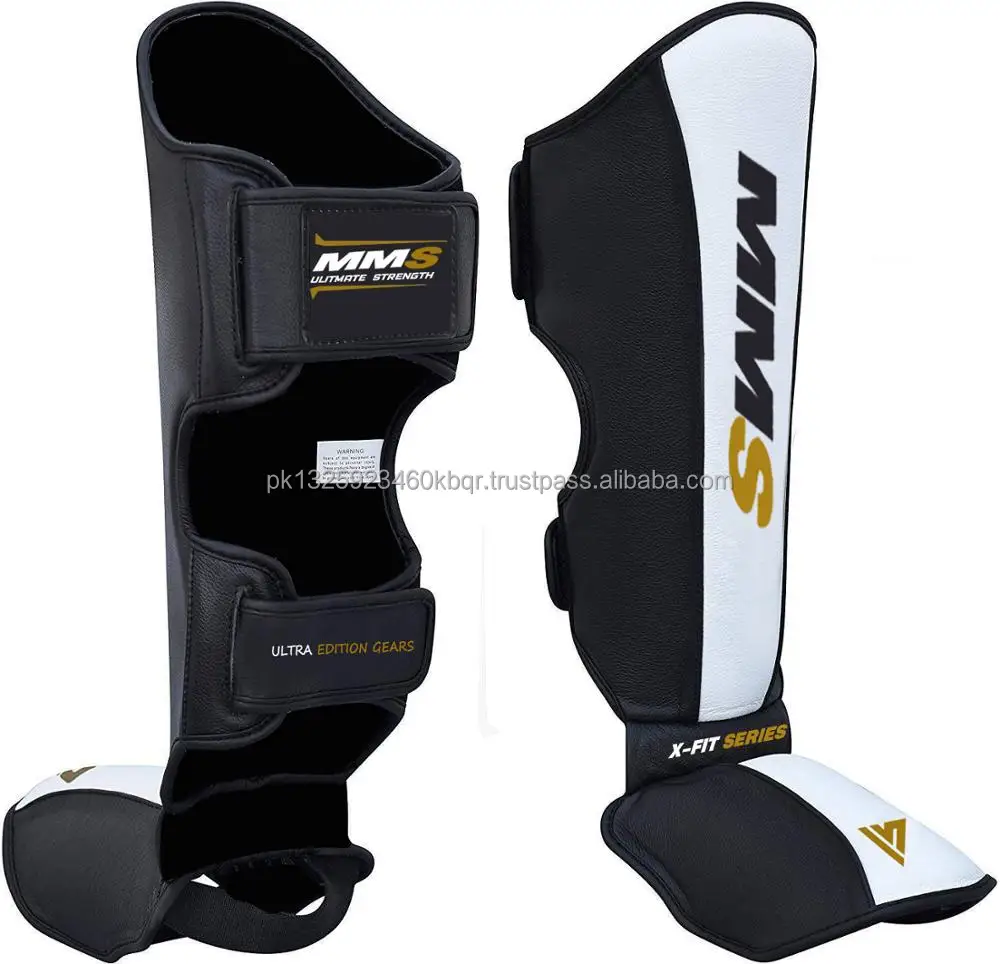 Top Quality Leather shin guard Boxing Muay thai Kick boxing