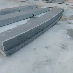 Samistone New G684 Irregular Curved Steps Black Grey Granite Stair Stone Cheap Price Steps for Project