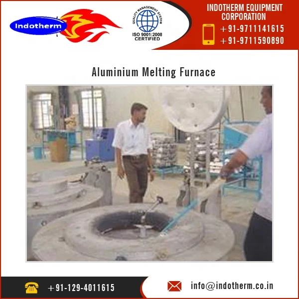 Export Quality Customized Aluminium Melting Furnace Pot With IGBT Technology Cast Steel Max Gold Copper