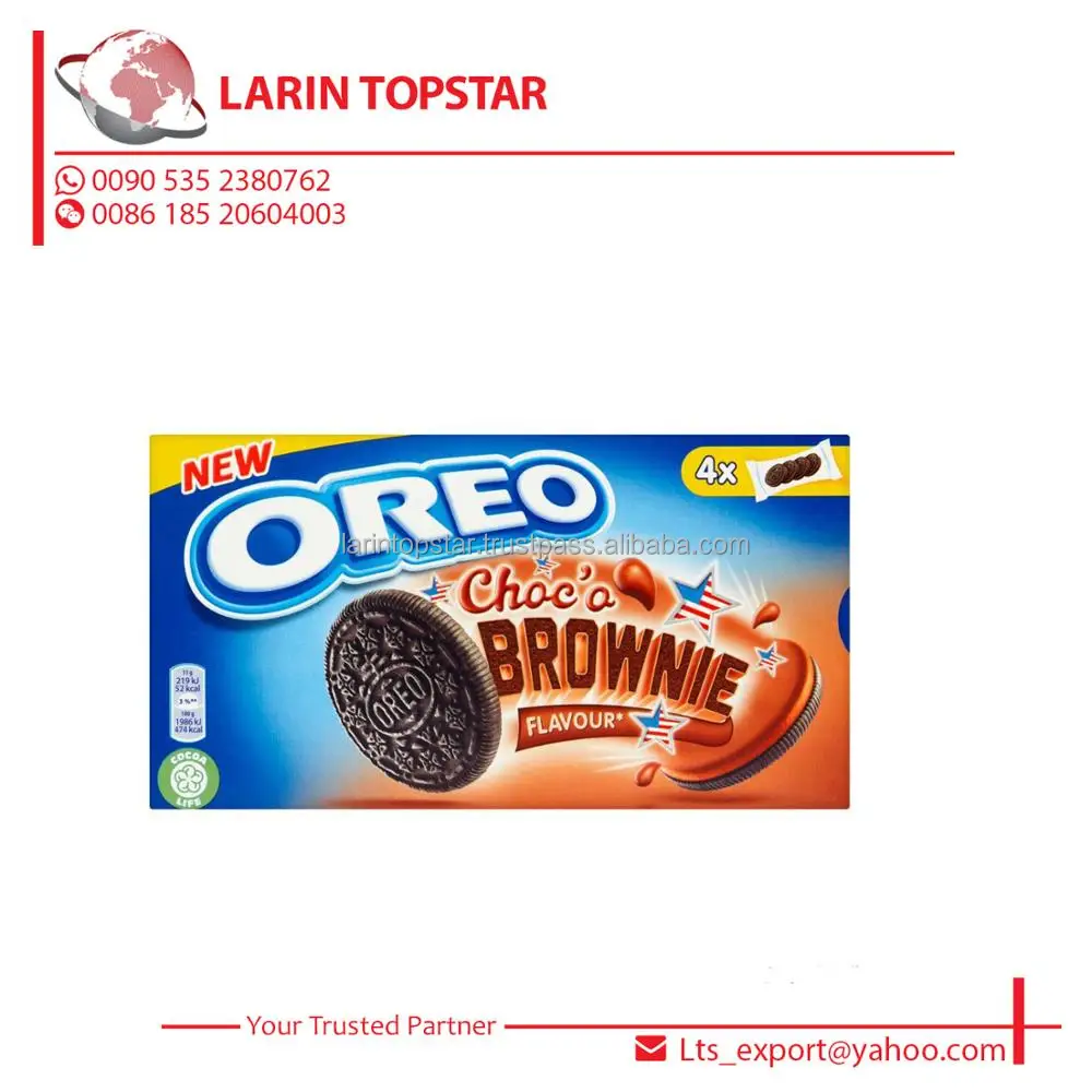 Oreo Brownie cream biscuit 176g (Oreo Biscuits in different sizes) Mondelez Oreo original