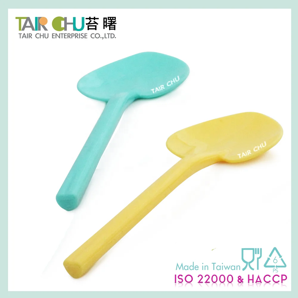 Party Cake Decoration 9cm Heart Shaped Cute Plastic Spoon