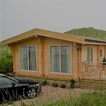 Двойной дом из древесины Driftwood 6x12 м, стильный дощатый дом, дощатель, дощевой дом, современный отель, магазин, 3d-модель, дизайн