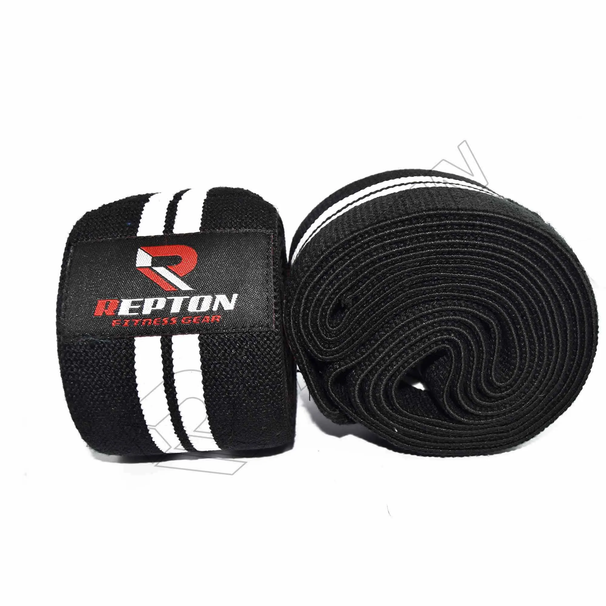 
Multi Colors Stripes 3.0M Power Wraps Heavy Training Knee Wraps 