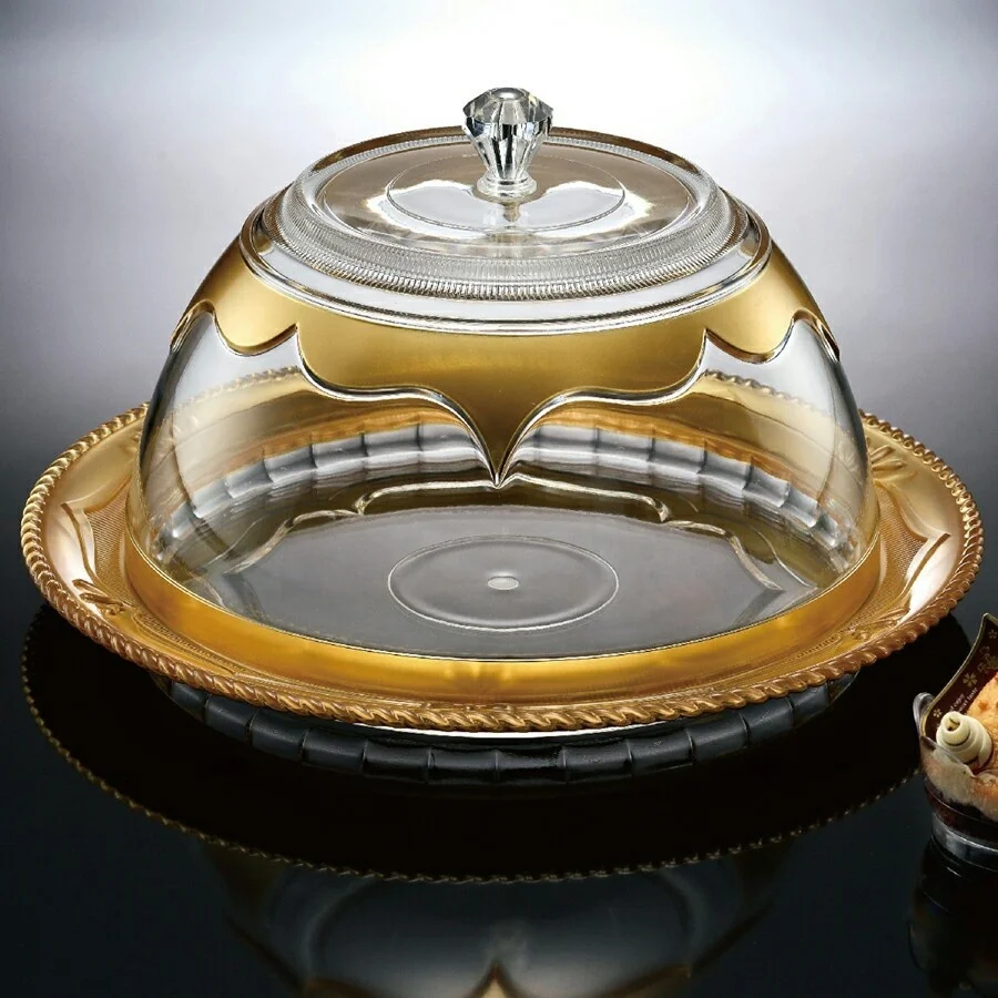 Colorful Acrylic cake stand dessert plate