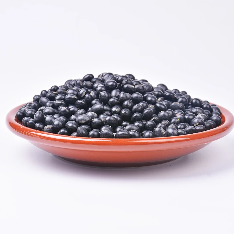 
7mm up Black Bean with Yellow / Green Kernel 