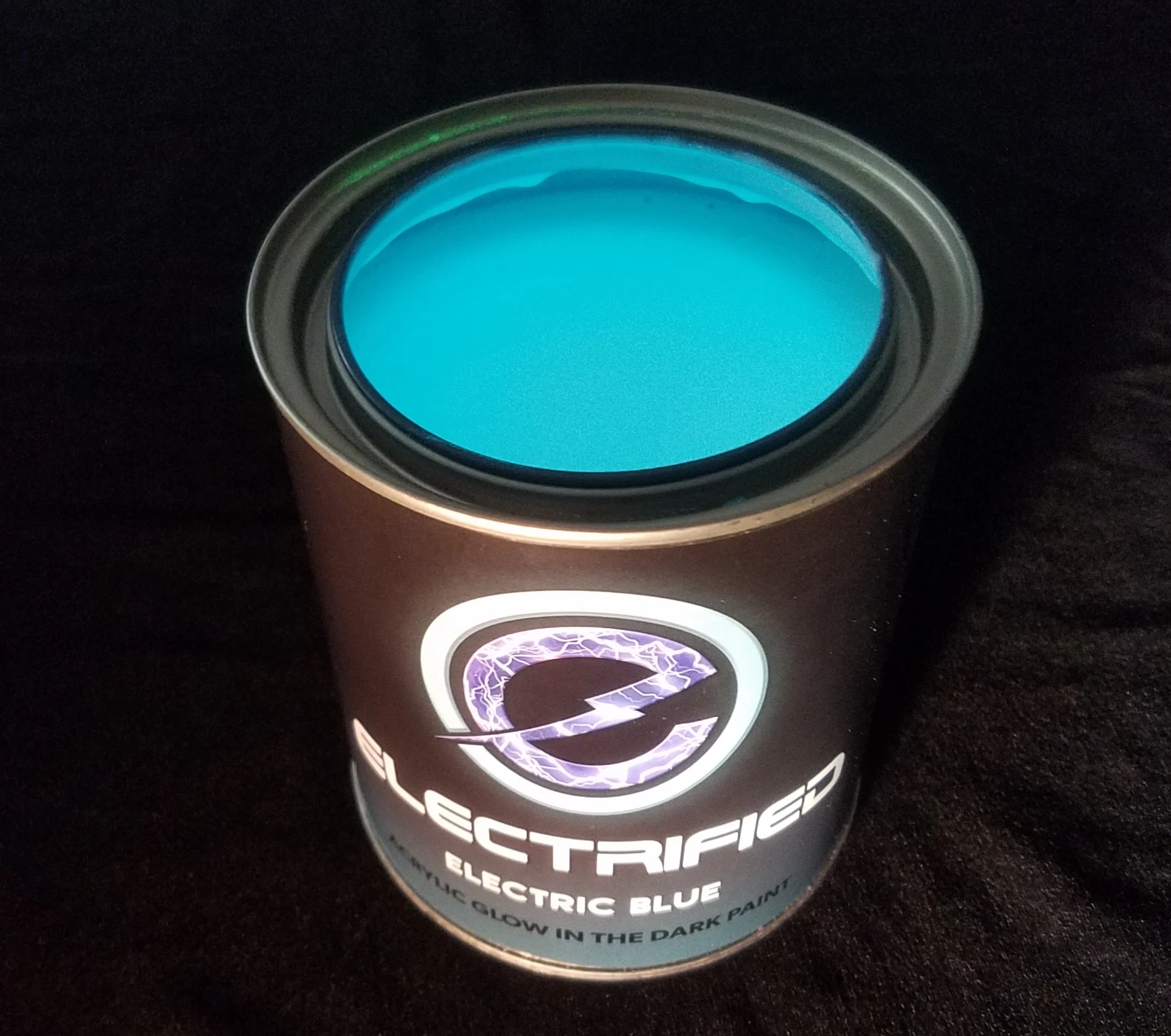 
Blue Glow in the Dark Paint - 32oz Electric Blue - Best Acrylic Glow in the Dark Paint Blue 