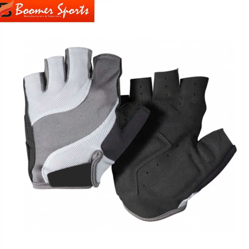 Bicycle Anti-slip Half Finger Gloves Bike Custom Logo design  Cycling Gloves made in Pakistan