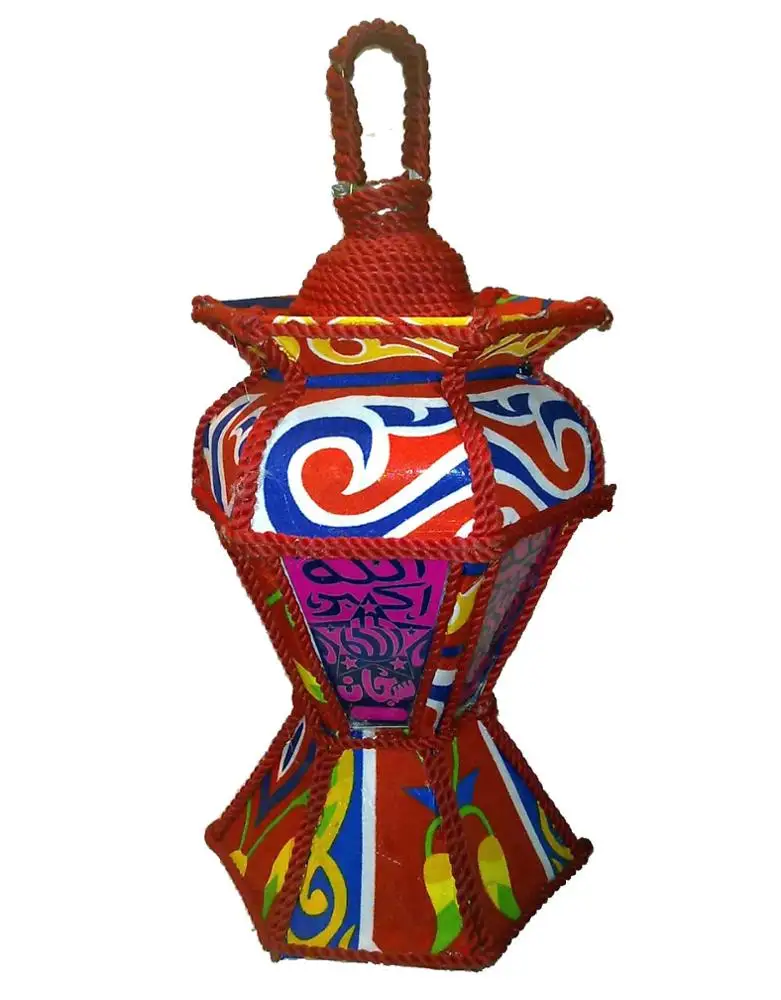 Детский цветной египетский фонарь из ткани рамадан