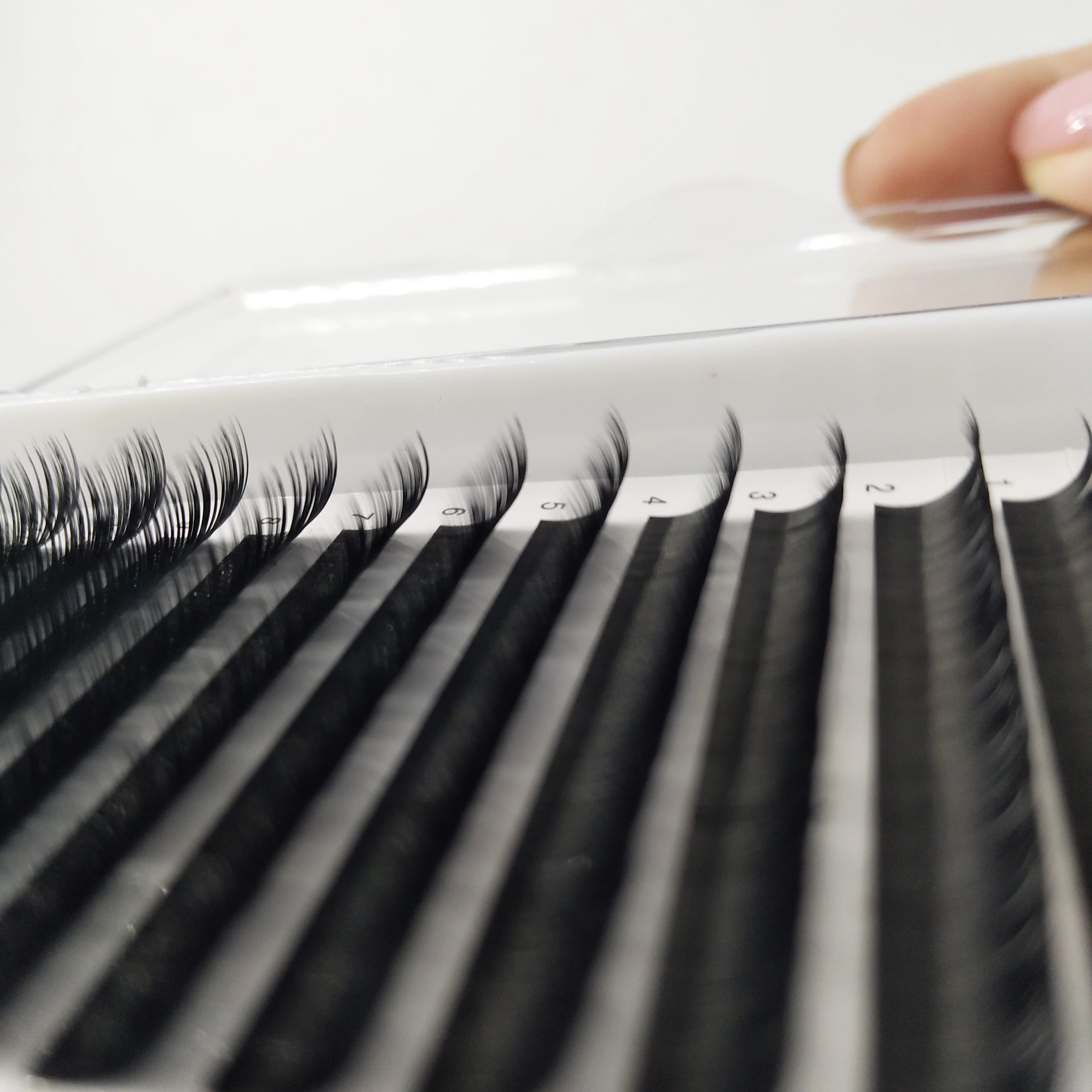 Dealership for new products Wholesale Price Double Tips 0.12/0.15/0.20mm Matte Ellipse Flat bulk eyelash extension