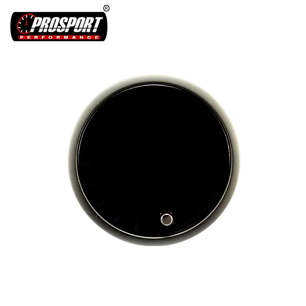 52mm smoked lens colorful led 12 hours display clock with time setting button and white and red dual colors for automobile car