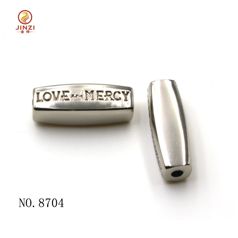 Аксессуары для браслетов, бусины для изготовления ювелирных изделий, бусины с гравировкой логотипа на заказ