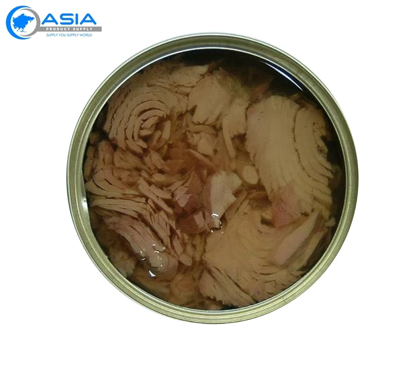 Light meat tuna can in vegetable oil easy open OEM brand size 140g 160g 185g private label