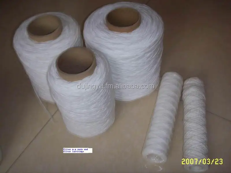 polypropylene yarn for filters P. P Filter Cartridge cotton filter core