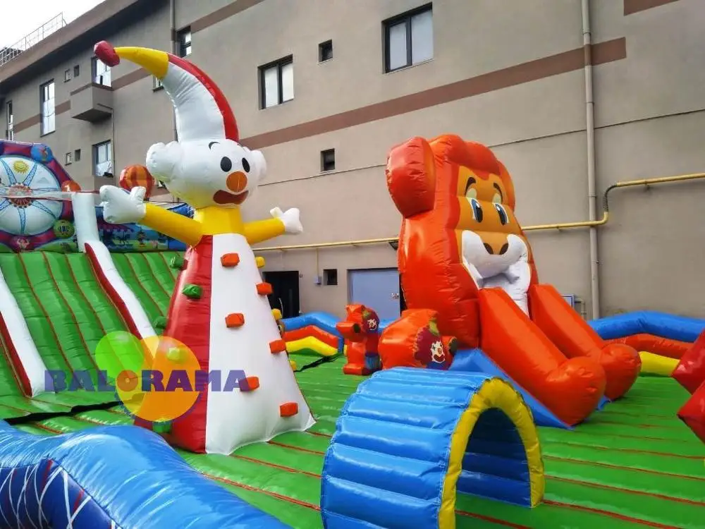 Inflatable Carnival Park 8x15x6m, inflatable playgrounds