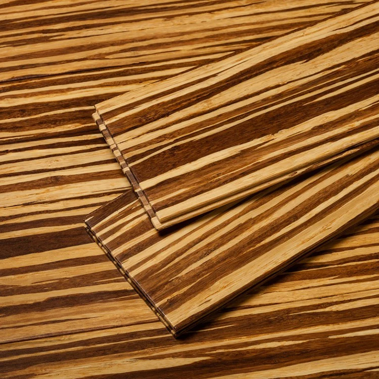 Hangzhou Tiger Stripe Strand Woven Bamboo Flooring Indoor Tiger Wood Bamboo Flooring