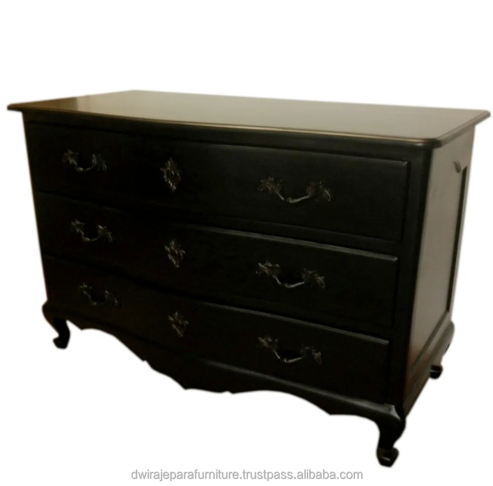 Furniture of French Yellow Bombay Cabinet 3 Drawers Furniture Made by Dwira Jepara Indonesia Furniture Manufacturer