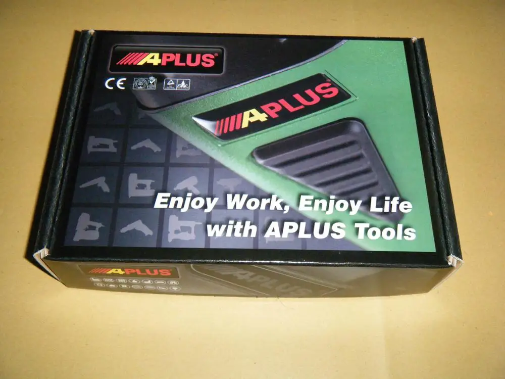 APLUS G16, 16mm , 9.1mm crown 0.5x1.15mm shank, ,furniture air staple gun