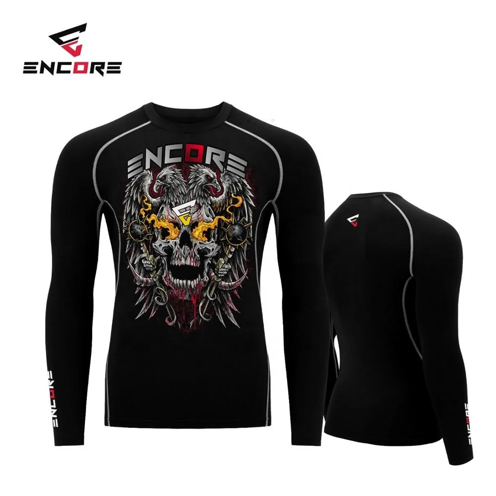 Latest Design MMA Rashguards Fully Customized Light Weight Sublimated Rashguards BJJ Rashguards Sports Wear