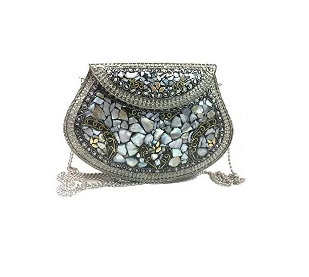 Clutch Handbags Clutch Bag Evening Bags Rhinestone Handbag for women at low price by LUXURY CRAFTS