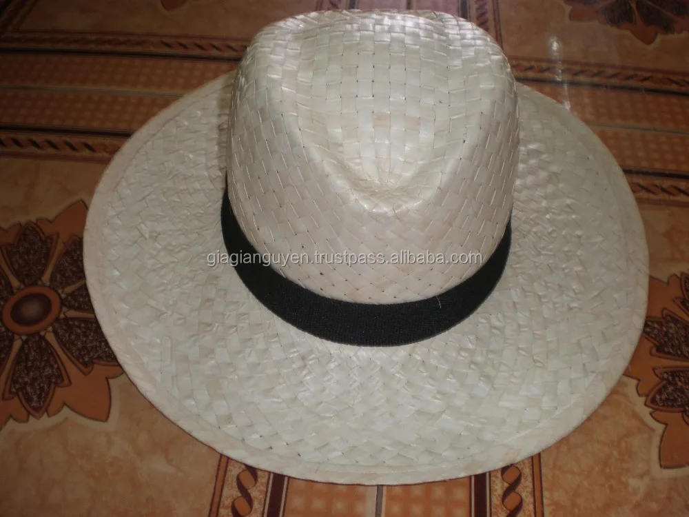 100% NATURAL STRAW HAT, PALM LEAF HAT, SEAGRASS HAT FROM VIETNAM