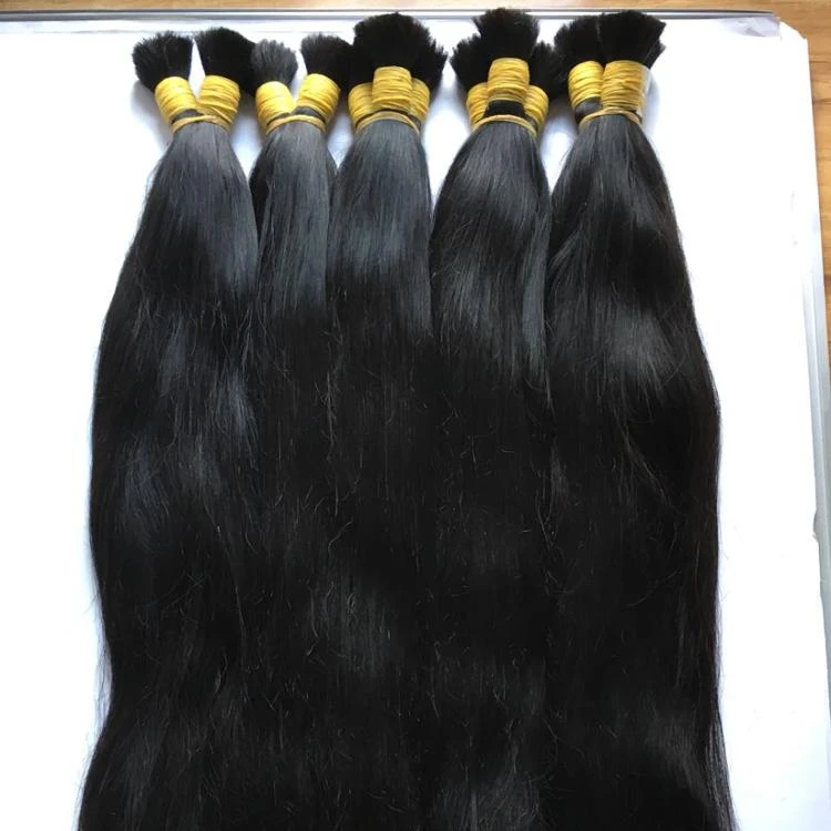 Wholesale Human Hair Bulk Cheap Price SIngle Drawn Double Drawn Braiding Hair