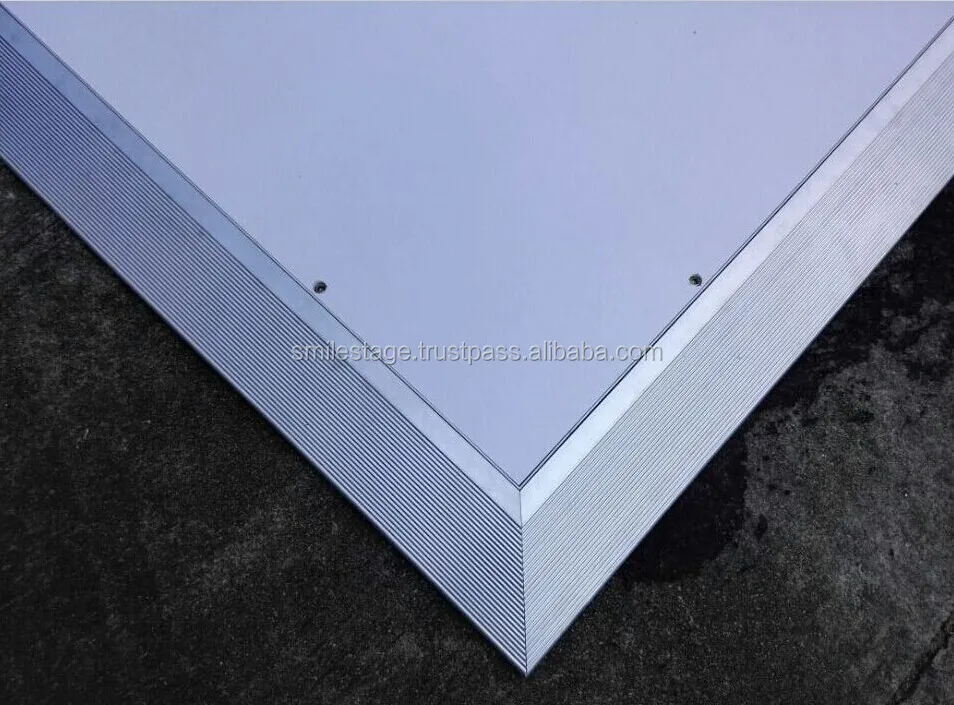 7x7 м танцевальный пол с алюминиевыми краями, портативный настил для мероприятий, белый танцевальный пол для продажи