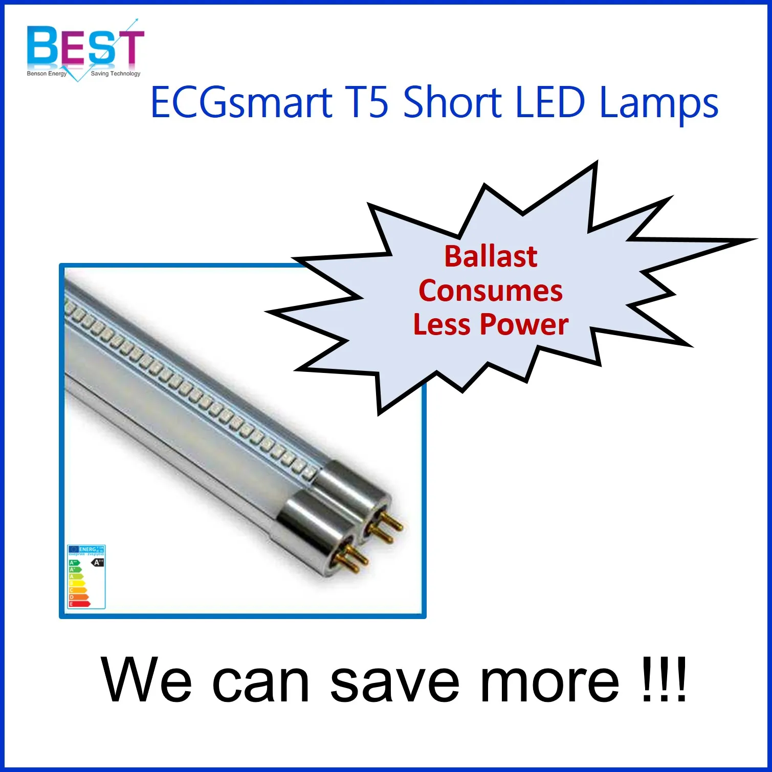 T5 8W 288mm 300mm fluorescent  tube ; T5 short 288mm LED tube  direct replacement