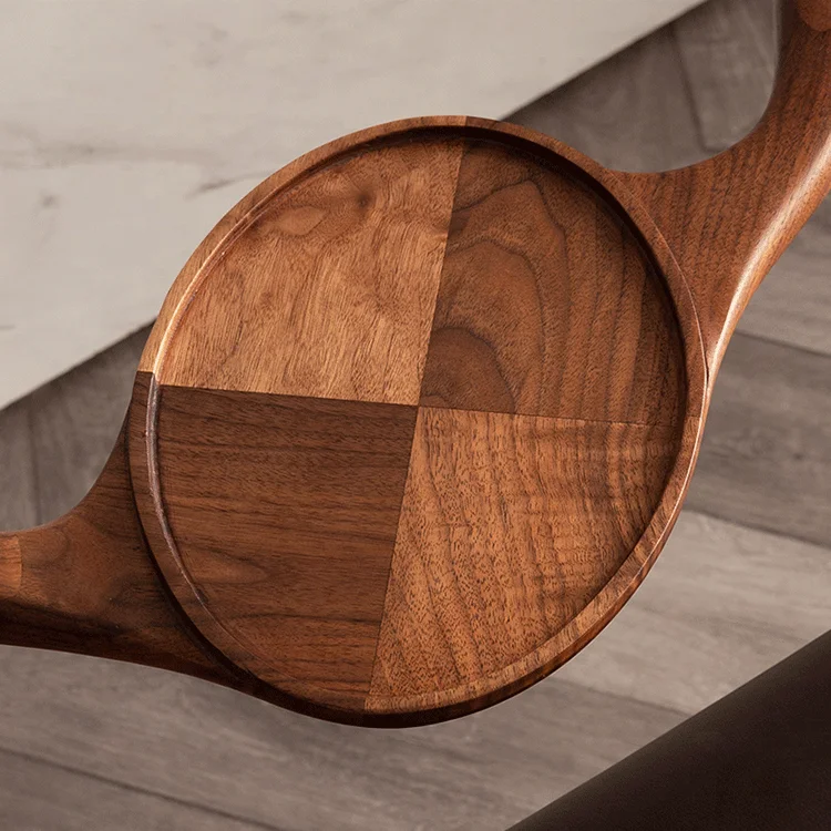 Walnut wood lounge double sofass latest design neoclassical style living room leisure chairs