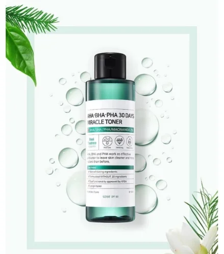 
Korean cosmetic SOME BY MI AHA BHA PHA 30Days Miracle Toner 