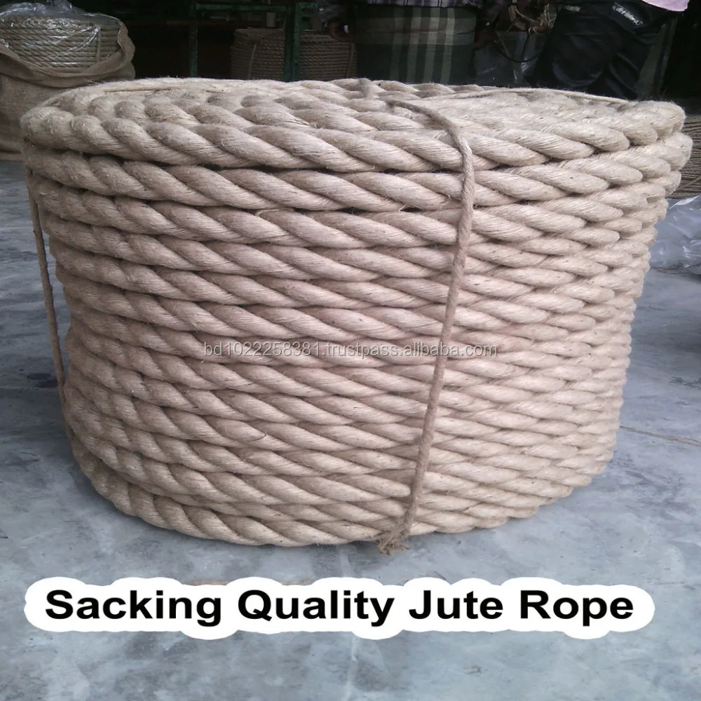 Мешковина качество 3 пряди мягкие витой канат джутовый 