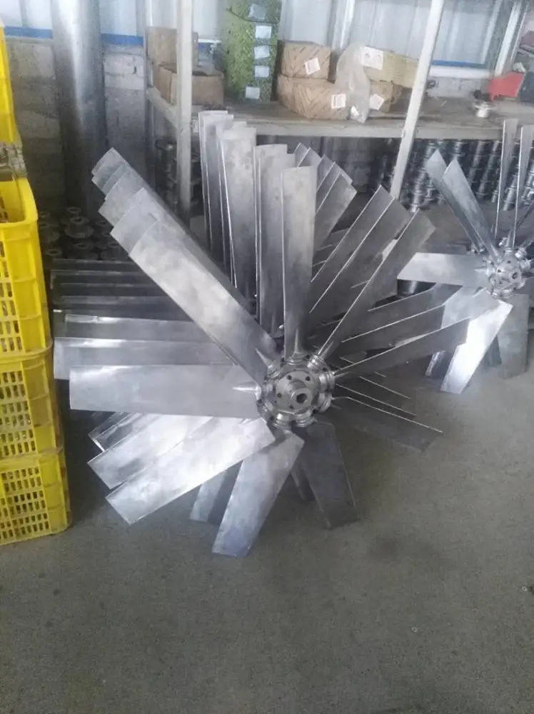 Adjustable Aluminum alloy fan impeller with 12 blades