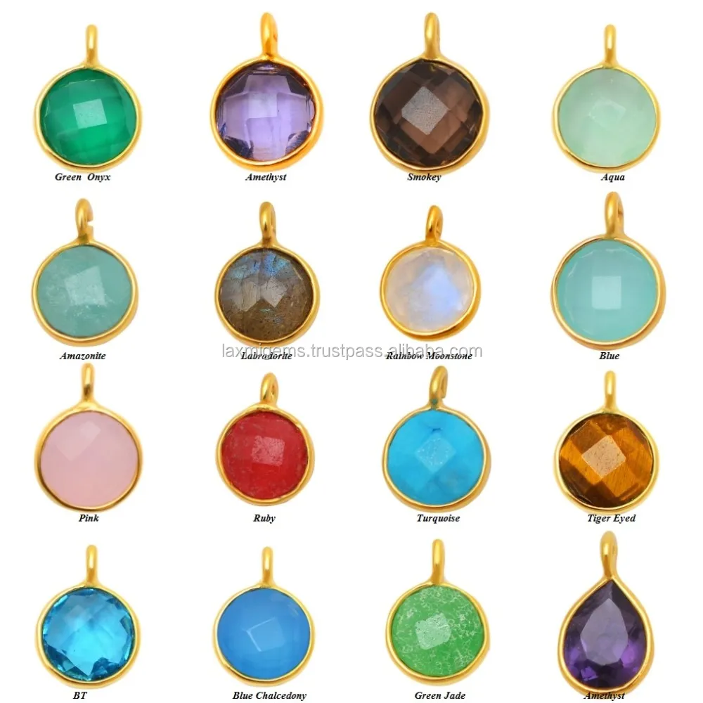 Indian work Aqua Chalcedony 925 sterling silver custom pendant